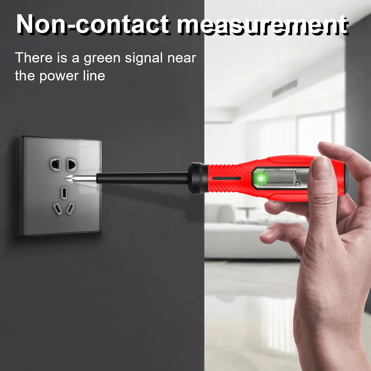 LY86D Circuit Breakpoint Detector Digital LCD Voltage Tester Flat/Cross Screwdriver AC Voltage Detector Voltmeter Electric Pen Vue