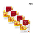 Honey Hydrating Facial Mask, Made with a Lightweight and Soft Film Cloth, Adheres Closely to the Skin, Hydrates and Moisturizes, Helps Improve Dryness, Dehydration, and Roughness, and Leaves Skin Moisturized, Tender, and Beau Vue 4Pcs