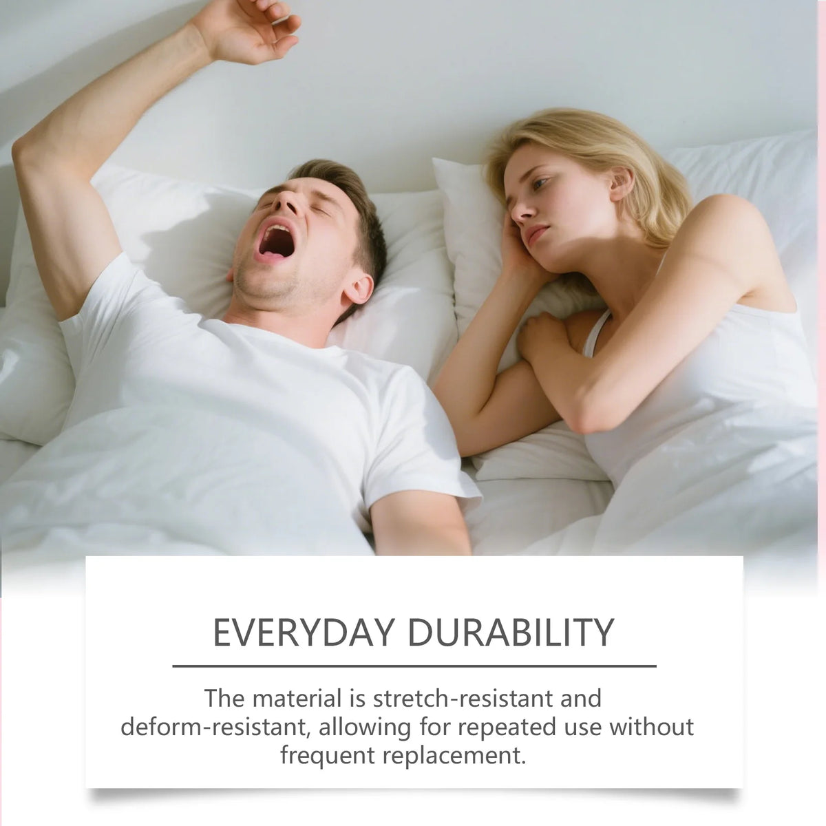 Night Sleep Dental Guard Anti-Snoring Anti-Grinding Teeth Protection Smile Enhancement Comfort Fit Breathable Material Vue