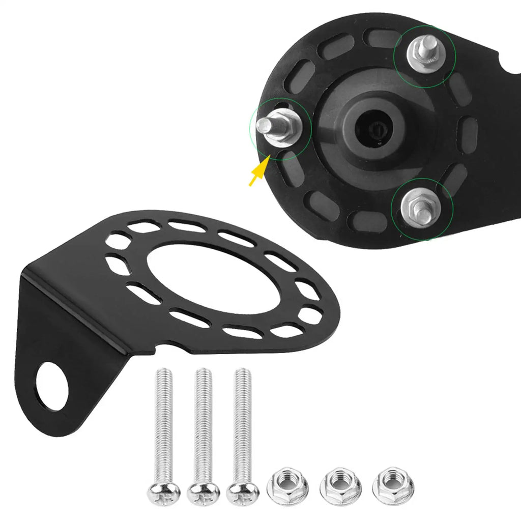 Metal mounting bracket for trailer connectors suitable for 7-pin/13-pin trailer connector plugs and sockets automotive parts Vue