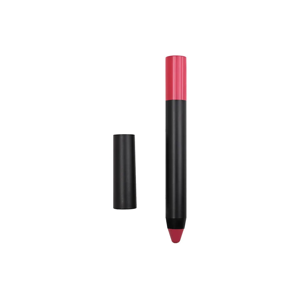 Matte Lipstick Pencil Waterproof With Sharpener Lip Balm Private Label Velvet Lip Liner Pen Lips Makeup Women Cosmetics Bulk Vue