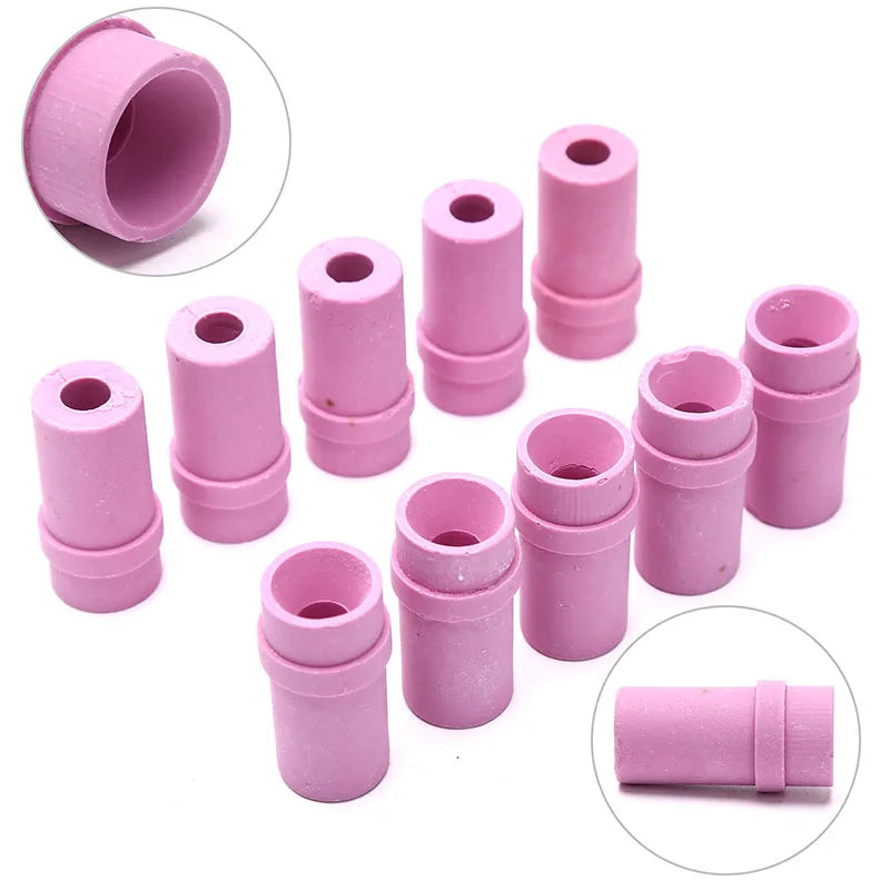 10Pcs 4.5/5/6/7mm Ceramic Sandblast Nozzle Air Sandblaster Tips For Pneumatic Blasting Tools Accessories Vue