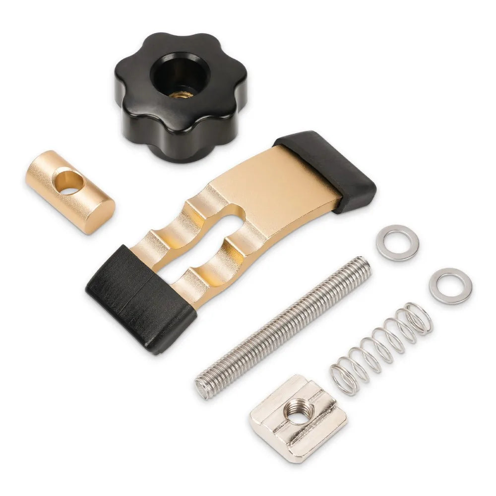2PCS Mini Hold Down Clamp Kit Engraving Machine Fixture Holder CNC Router Clamp for Woodworking 3018 CNC Router Machines Vue
