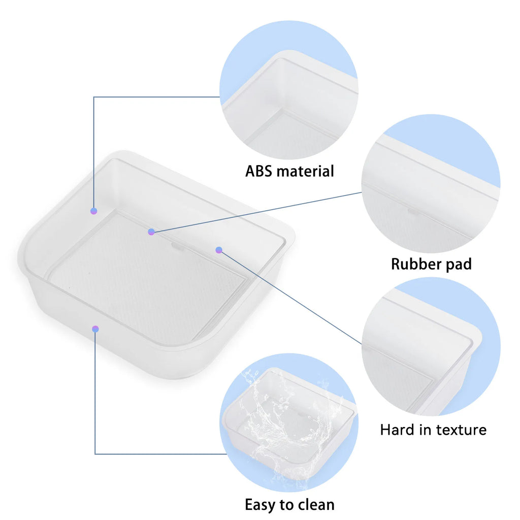 Smabee for Toyota Land Cruiser Prado 250/Lexus GX 550 2024-2027 Cool Box Version Armrest Storage Tray Transparent Organizer Vue