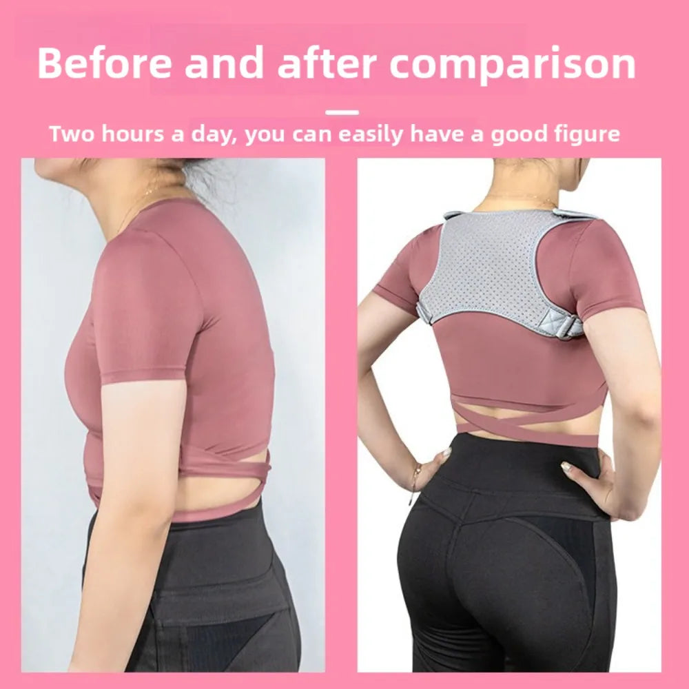 In Stock, Back Posture Correction Belt, Breathable and Adjustable, Available for Men and Women, Stretch Strap, Elastic Strap. Vue
