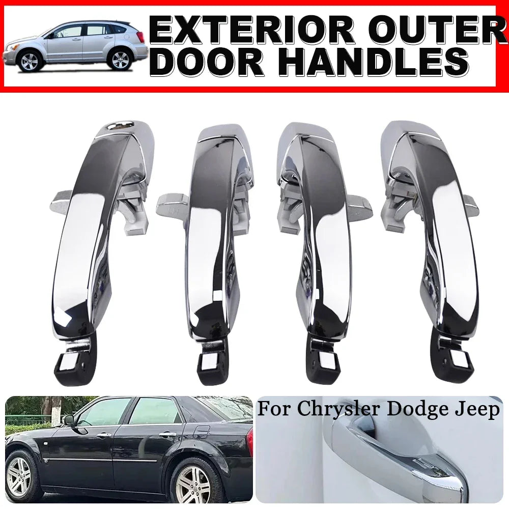 1Pcs For Dodge Magnum 2005-08 2005-10 Car Exterior Drive Outer Door Handle 5065800AG, 4589009AG, 5065801AG for Chrysler 300 300C Vue