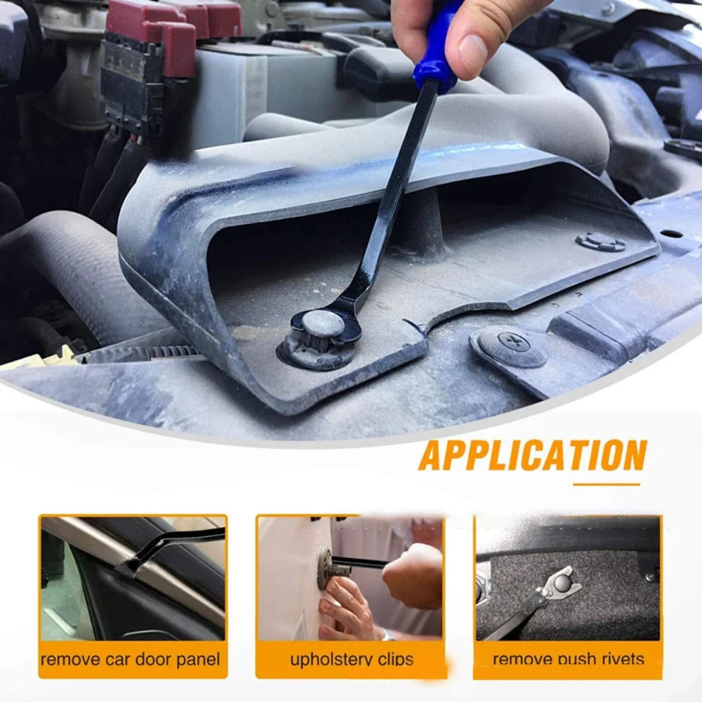 5pcs Car Audio Trim Removal Tool Kit Anti-Scratch Pry Applicable Car Door Panel And Audio Dashboard Vue