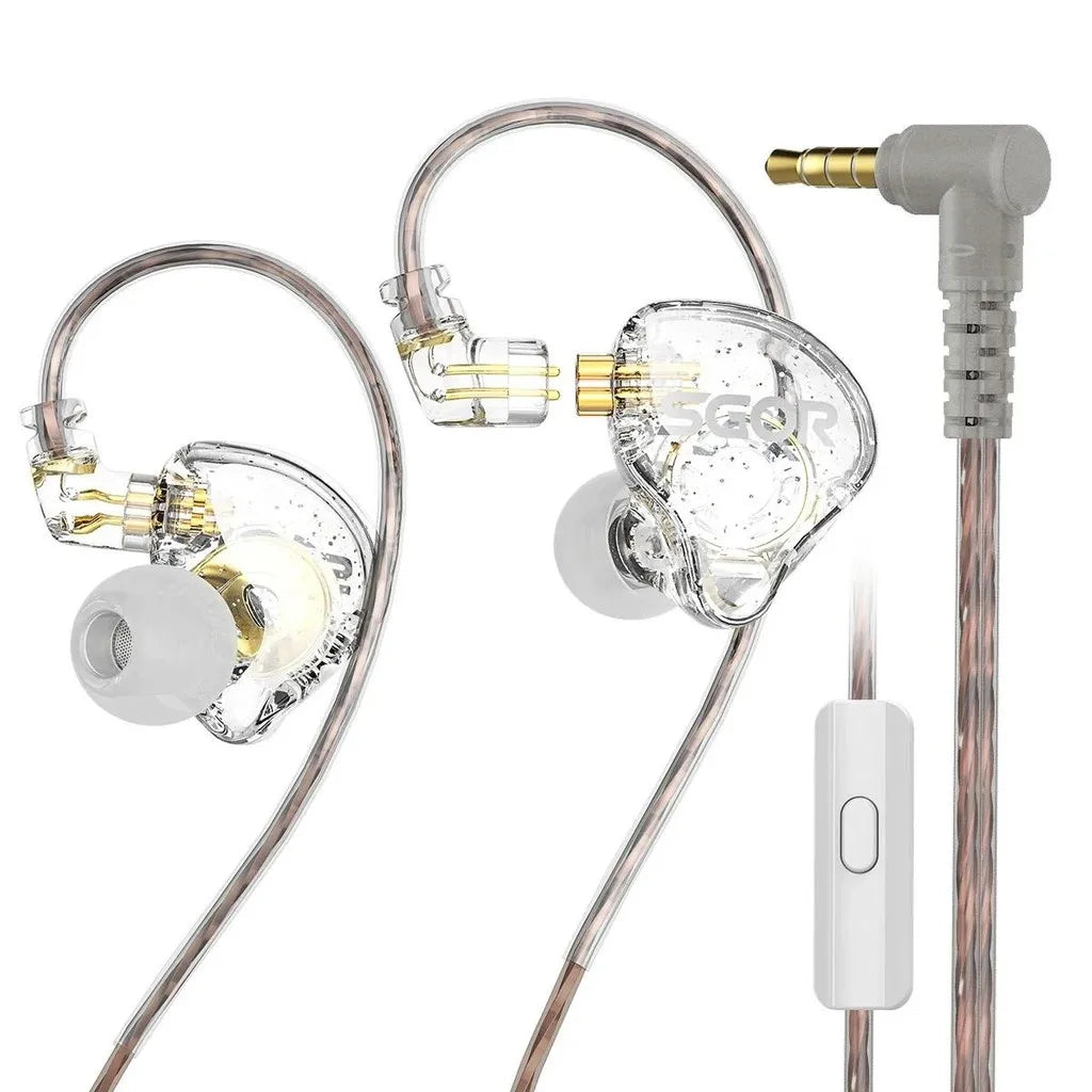 SGOR SG01 HIFI Bass Wired In-Ear Monitor Earphones Wired In-Ear Earphones Vue SG01 With Mic