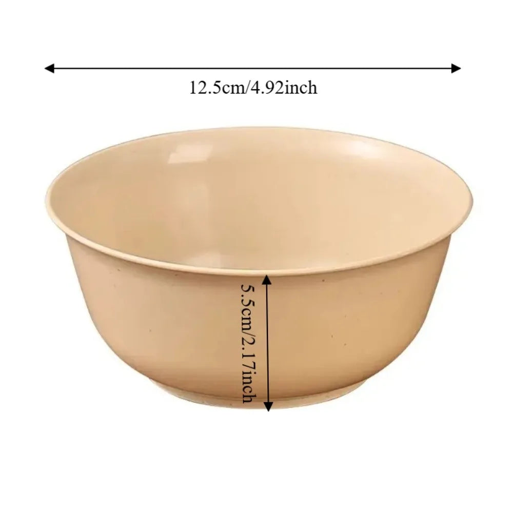 20PCS Rice Husks Disposable Rice Bowl Thickened Heat-Resistant Picnic Bowl Biodegradable Eco-Friendly Fried Chicken Bowl Banquet Vue
