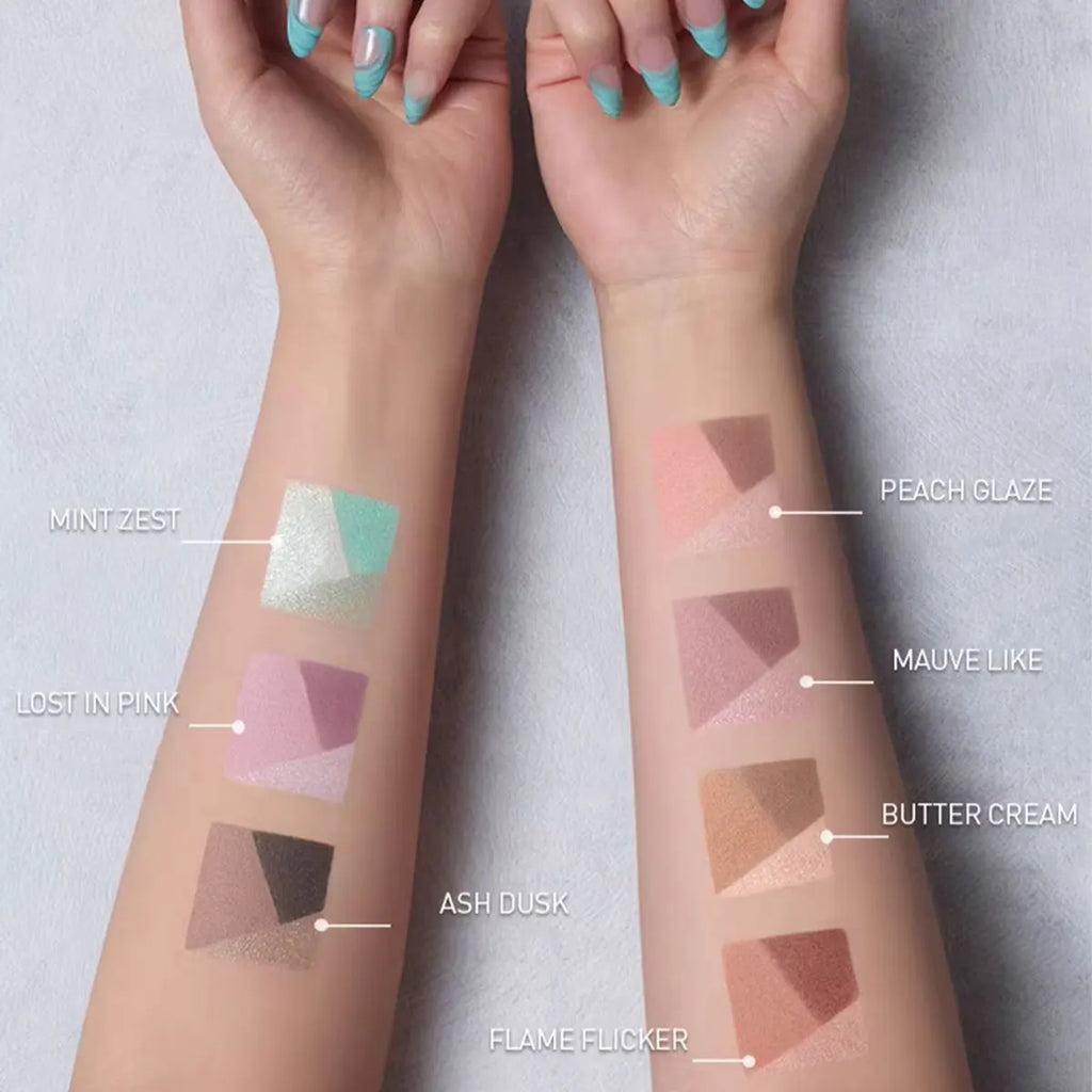 3CE Block Shadow,Fine Powder Texture,Smooth & Minimal Fallout,Color Matching,Fade-Resistant,Korean Cosmetic,Korean Makeup Vue