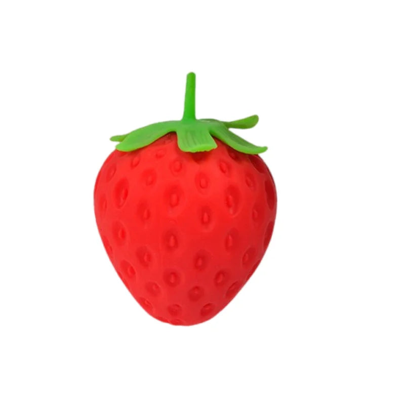 Strawberry Squishy Toy Slow Rising Simulated Strawberry slime Antistress Anti-Anxiety Fidget Toy for Adults Friends Gifts Toys Vue Strawberry 1pcs