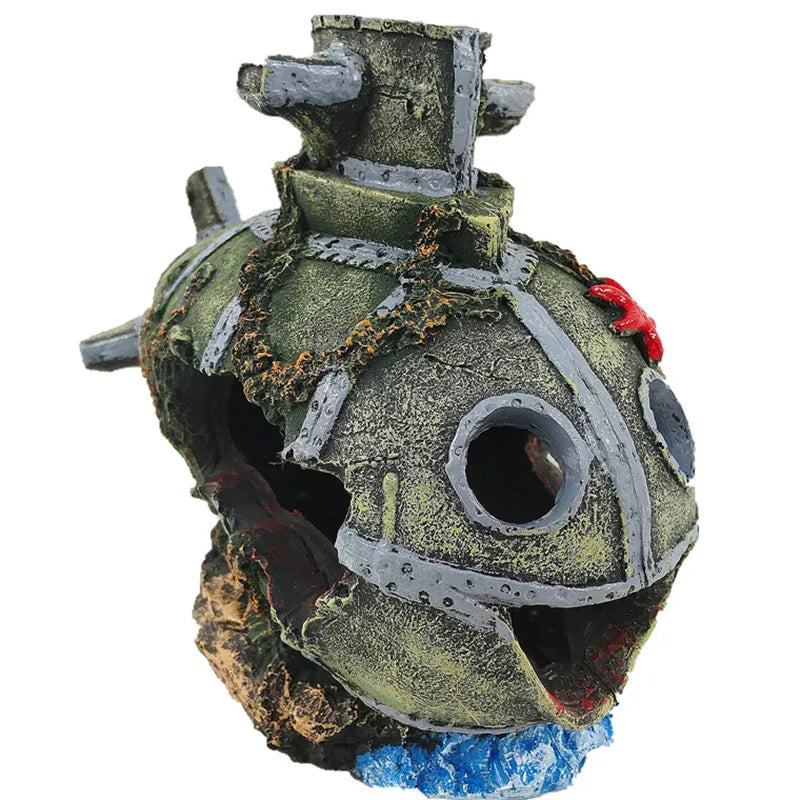 Resin Aquarium Ornaments Decorations Artificial Whale Cave Landscaping Accessories For Fish Tank Aquarium Decoration Background Vue