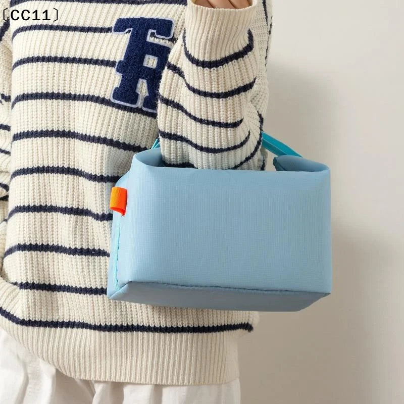 Insulated Lunch Bag Solid Color Aluminum Foil Rice Bag Meal Pack Ice Pack Portable Dinner Picnic Food Storage Handbag〔CC11〕 Vue