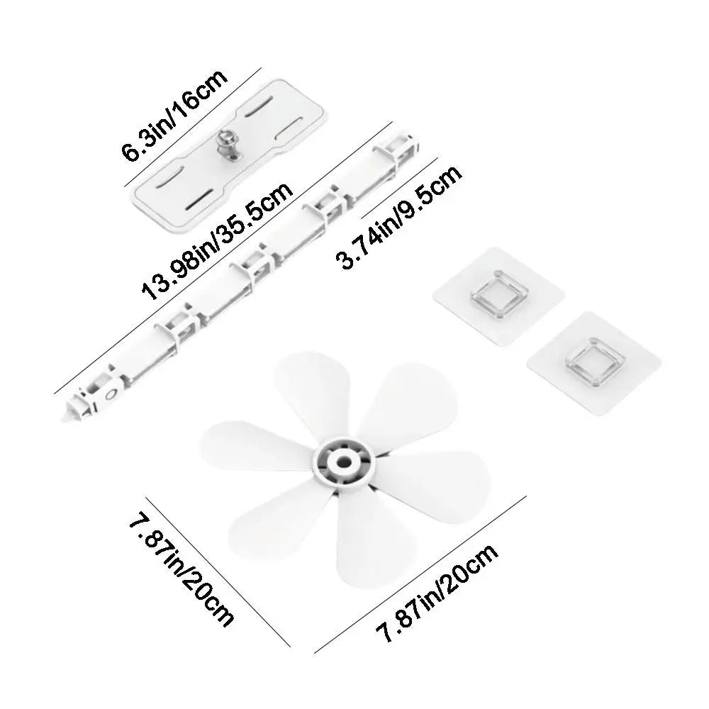 Wall Mounted Air Conditioning Ventilator Adjustable Anti Direct Blowing Air Conditioner Windshield Windmill Shaped Plastic Vue