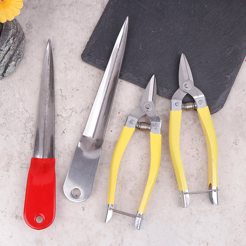 1Set Special Hamper Weaving Tools Wicker Repair Furniture Repairing Pick Chair Cane Supplies Pry Kit Rattan Weaving Tools Vue