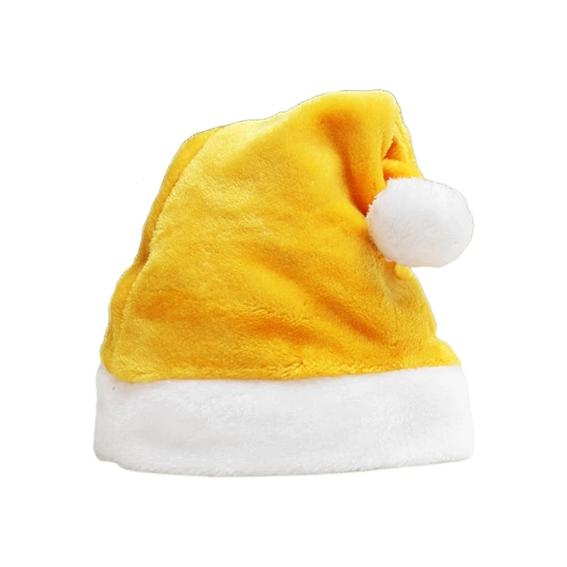 Kids Plush Elf Hat with Bell – Christmas Santa Helper Cap