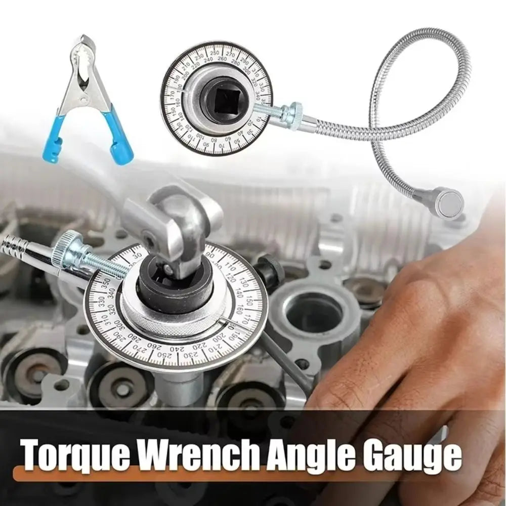 Clip Set 1/2" Drive Torque Angle Gauge 360° Digital Angle Torque Wrench Precision Adjustable Wrench Accessorie Mechanical Work Vue
