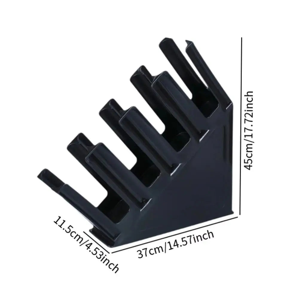 4 Layers Coffee Shop Cup Holder Bevel Multifunction Plastic Cup Holder Stand Plastic Storage Rack Space-saving Paper Cup Bracket Vue