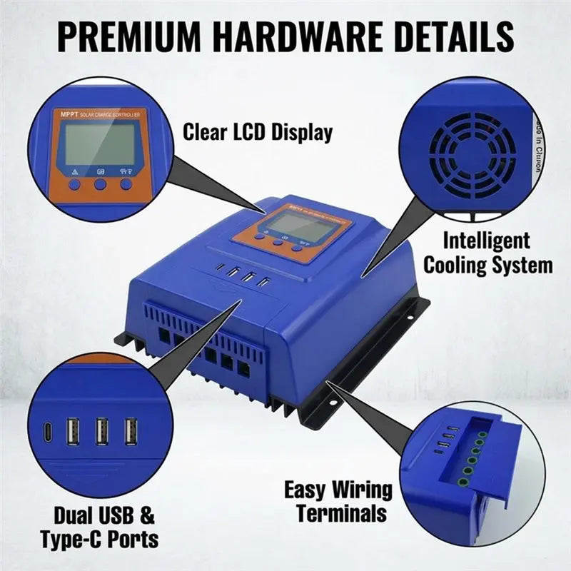 Hot-The 100% MPPT Solar Charge Controller Suitable For Home Solar Systems Vue