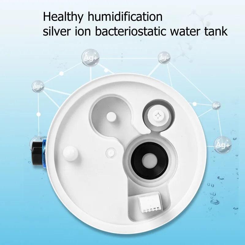 Mute Reptiles Humidifier 4L Large Capacity Mist Fogger Lizard Tortoise Atomizer Water Machine Telescopic for Amphibians Reptile Vue