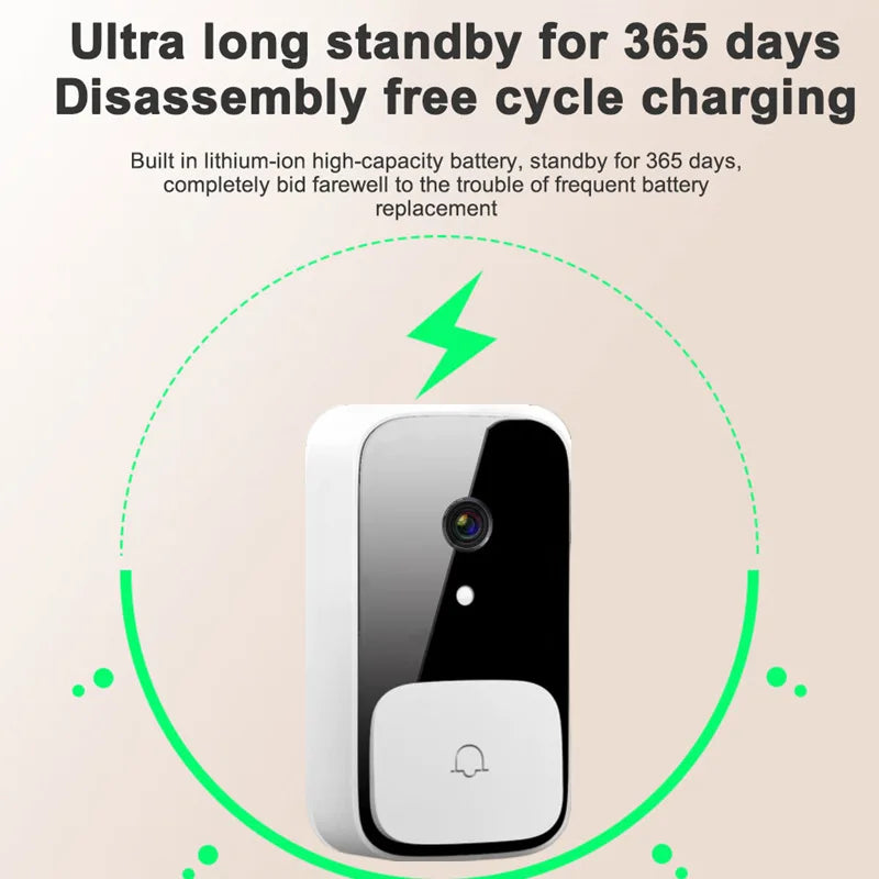 M5 Smart WiFi Video Doorbell Camera Visual Intercom IR Night Vision IP Door Bell Wireless Security Alarm Cameras Vue