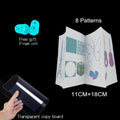 Drawing Book for 3D Printing Pen Reusable Colorful 40 8 Patterns Thick Paper Clear Plate Painting Template for 3D Pen Kid Gifts Vue 8 patterns