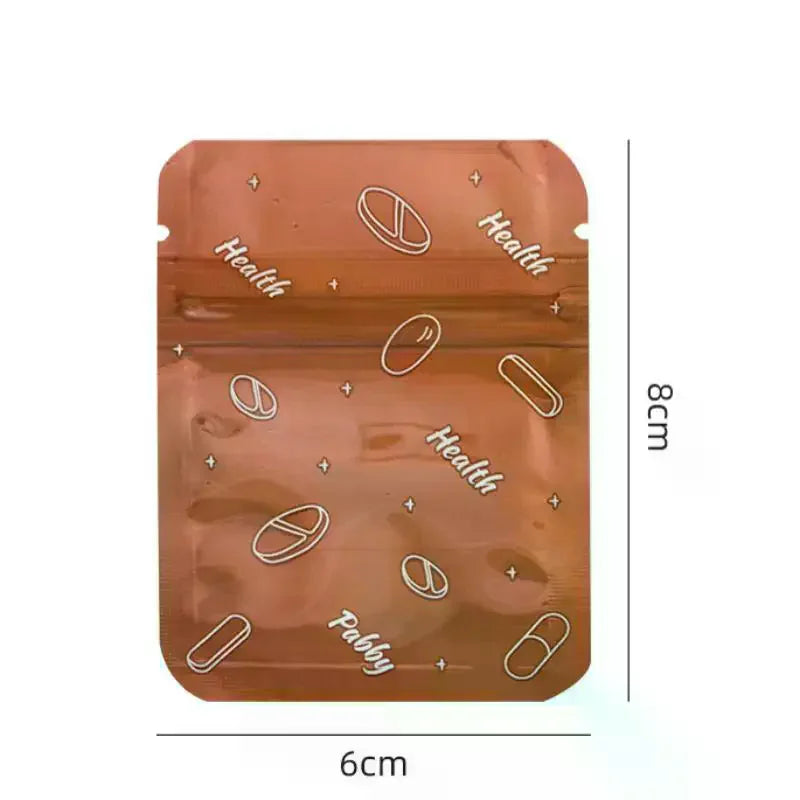 Travel Medicine Storage Secure Reusable Pill Pouch Set Light-proof for Easy Organization Vue