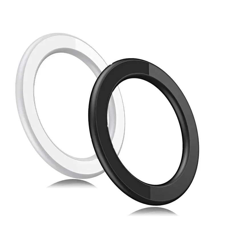 Universal Strong Magnet Phone Stand Holder for Magsafe iPhone 12/13/14/15/16/17 iPad Car Wall Use Ring Holder Tablet Stand Vue 1 Black and 1 White