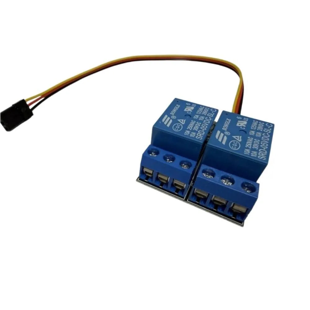 2 Channel RC Relay Electronic Switch 3 Working Modes PWM Controller 900-2100us Signal DC10A 30VDC/250VAC for RC Receiver Control Vue Default Title