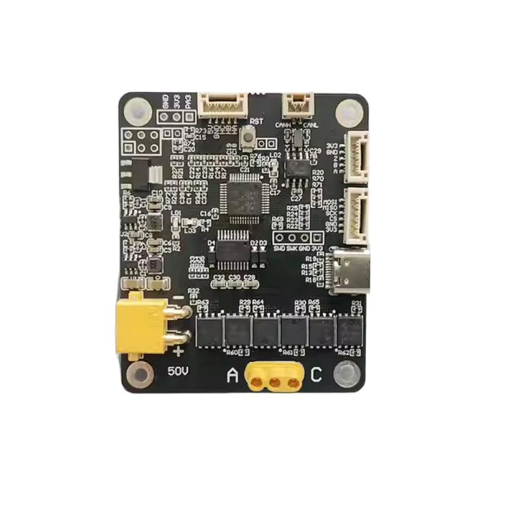 DC Brushless Motor Driver DC7-36V 5A FOC Driver Board 150W Multi-function Motor Driver Module for Hall Motor/ABZ/PTZ Motor Vue