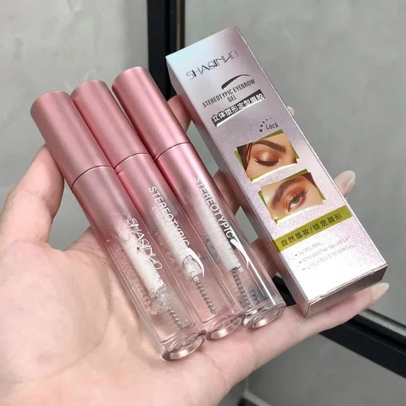Transparent Waterproof Eyebrow Styling Gel Long Lasting Fixing Brow Soap Cream Makeup Clear Liquid Eyebrow Sealed Layer Cosmetic Vue