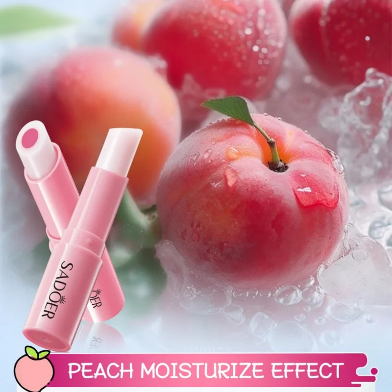 Color-Changing Hydrating Lip Balm, Moisturizing and Hydrating Lip Balm That Changes Color with Temperature, a Moisturizing Touch for Your Lips, the Color Will Change According to the Temperature of Your Lips, Delicately Cares Vue