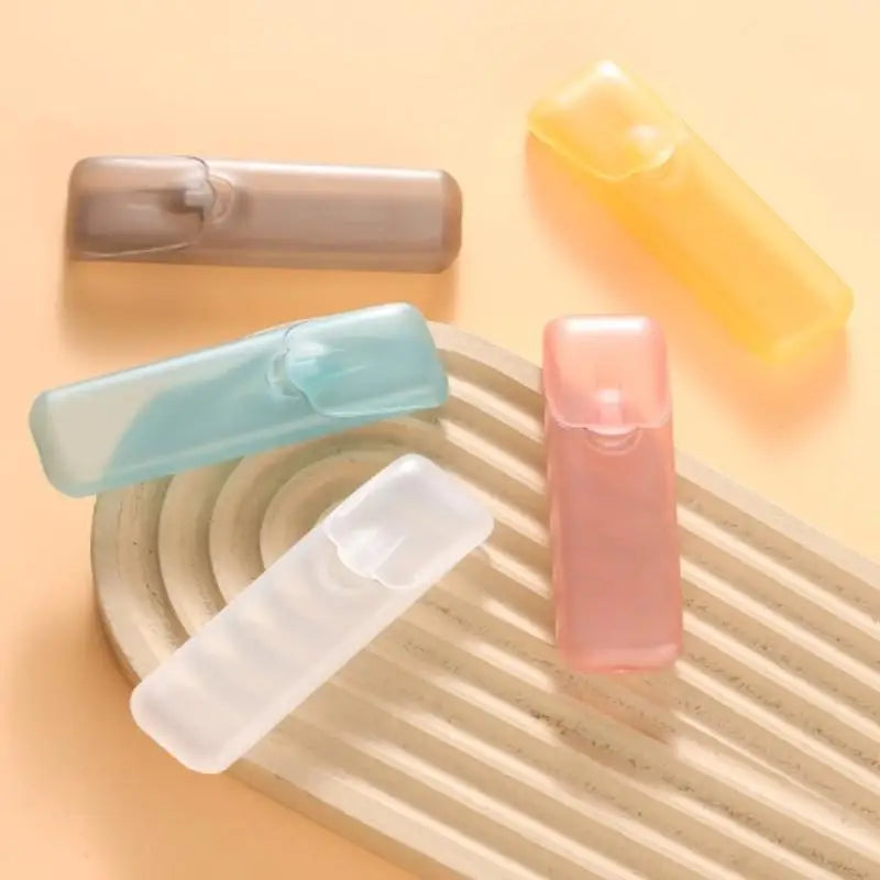 Travel Portable Transparent Toothpick Cotton Swab Box Mini Storage Box For Outdoor Travel Kitchen Restaurant Supplies Vue