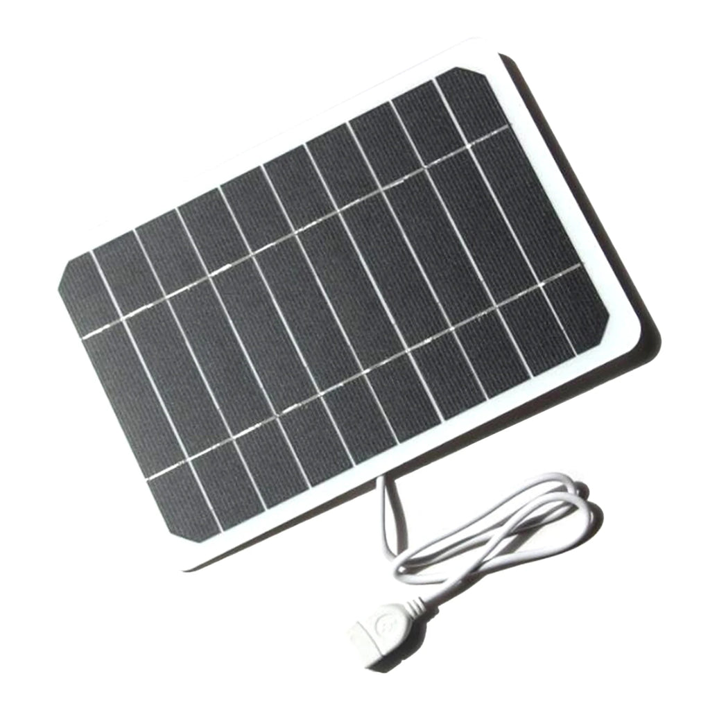5W 5V Small Solar Panel with USB DIY Monocrystalline Silicon Solar Cell Waterproof Camping Portable Power Solar Panel Vue 5W 5V