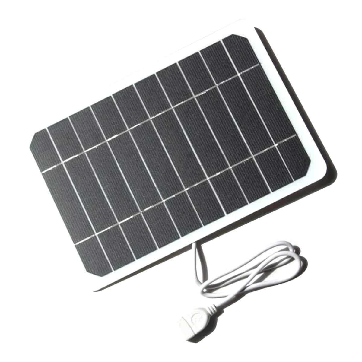 5W 5V Small Solar Panel with USB DIY Monocrystalline Silicon Solar Cell Waterproof Camping Portable Power Solar Panel Vue 5W 5V