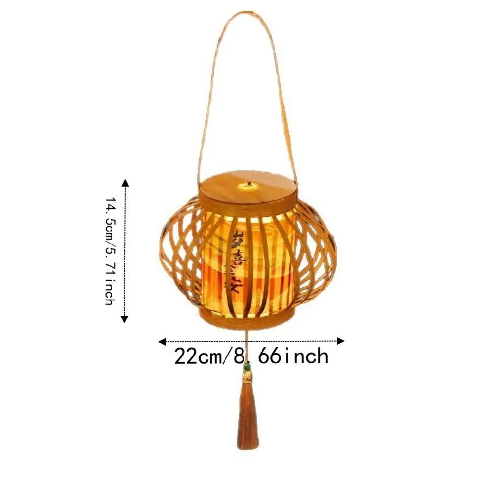 Portable DIY Festival Lantern Intricate Weaving Bright LED Luminous Vine Light Cell Battery Operated Easy Assembly Vue