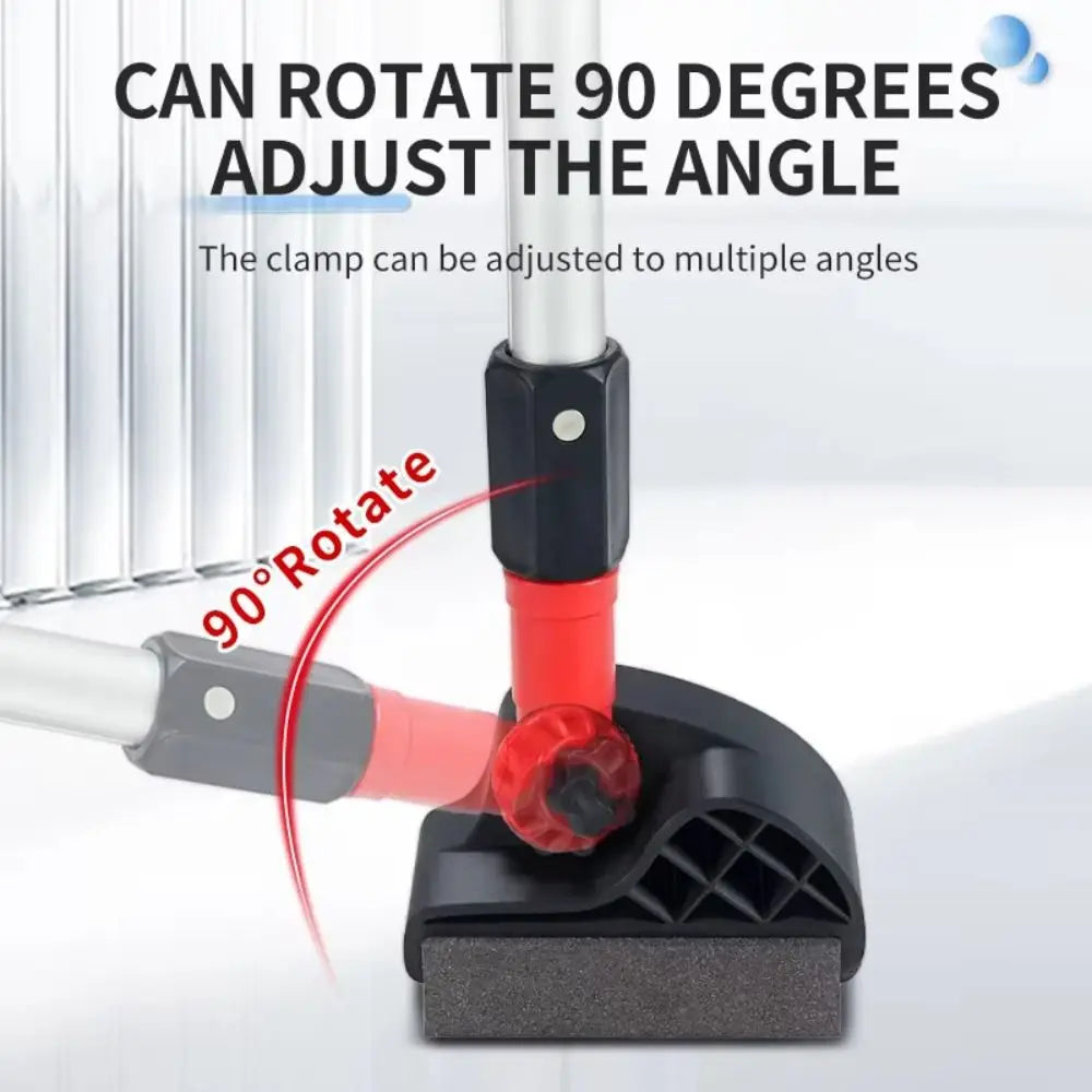 Aluminum Telescopic Pole Wall Sanding Frame Multi-direction Swivel Replaceable Square Sanding Pad Putty Polisher Swivel Head Vue