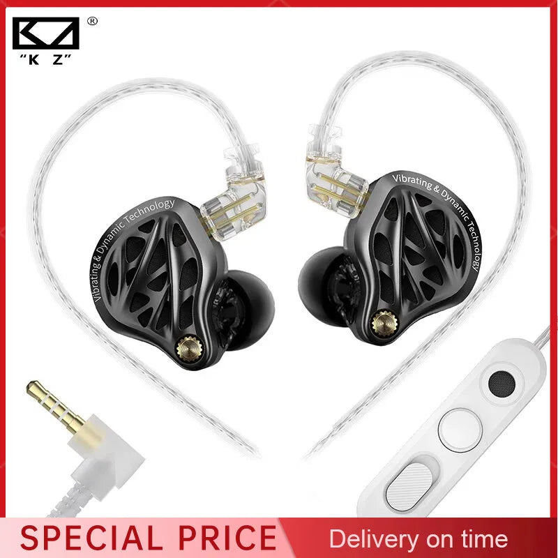 KZ Vibe X Wired In-Ear HiFi Headphones | Bass & Sport Wired In-Ear Headphones Vue