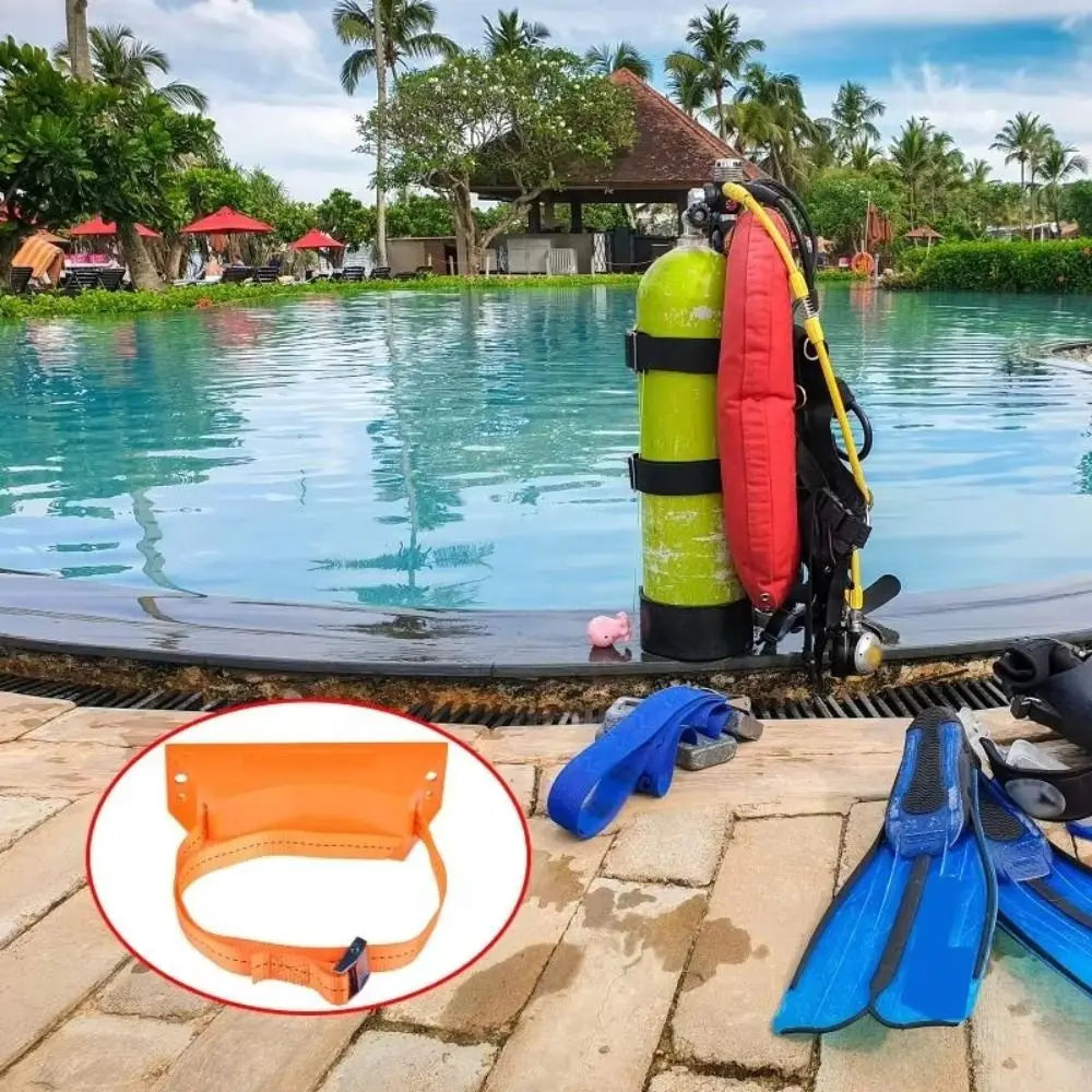 Durable ABS Propane Tank Holder Heavy Duty Safety Belt Supported Wall Mounted Bracket Stable Secure Mounting Vue