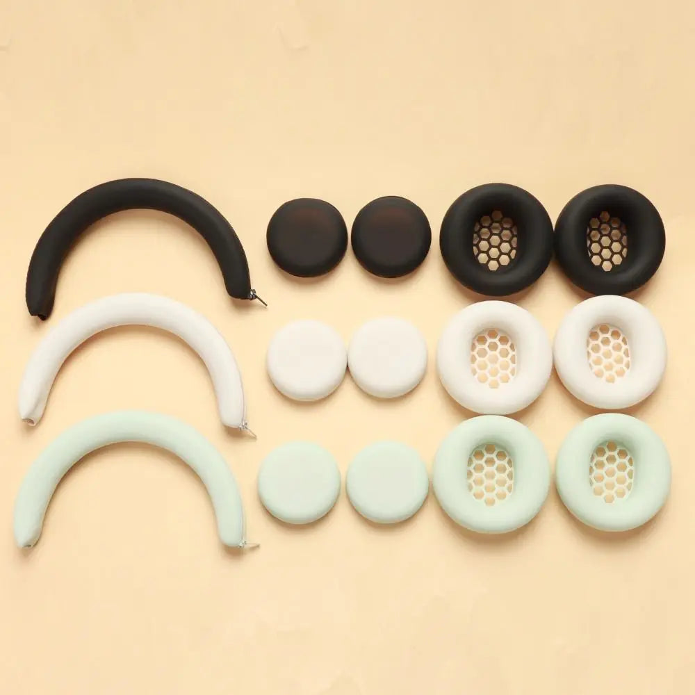 Silicone Ear Pads Cushion Cover Anti-scratch Replacement Headband