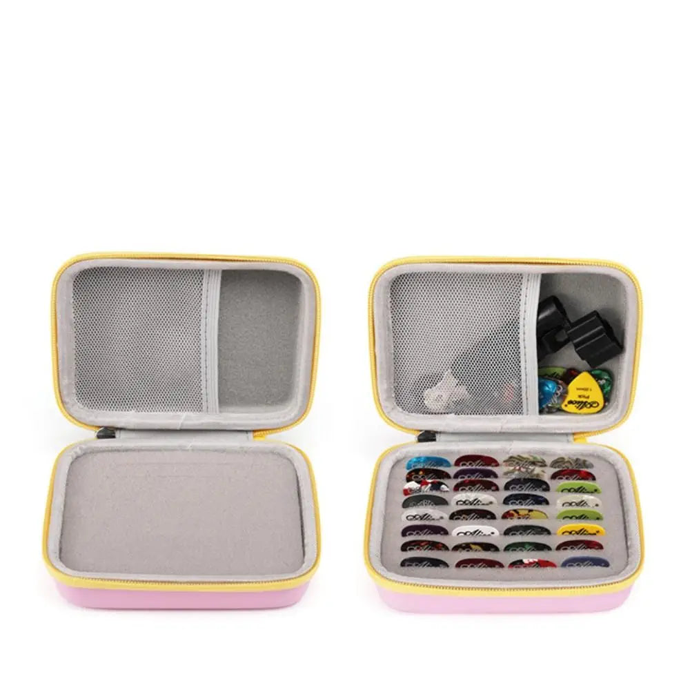 Anti-dust Waterproof Gifts Guitar Plectrums Storage Guitar Pick Holder Plectrum Case Guitar Picks Storage Bag Guitar Pick Bag Vue