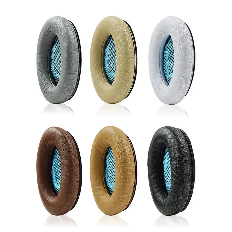Replacement Lambskin Earpads for BOSE AE2 QC15 QC25 QC35 QC35II Headset Headphones Leather Sleeve Earphone Earmuff Vue