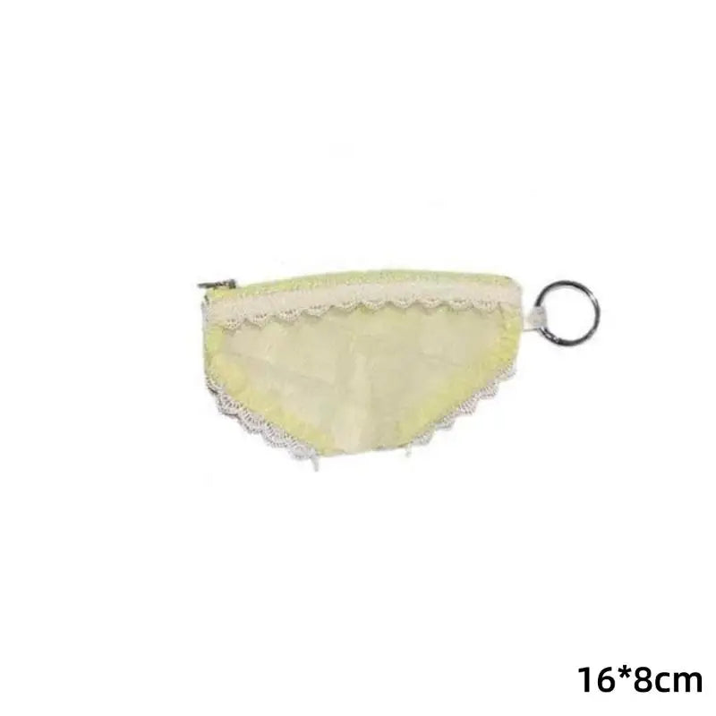 Unique Lace Mesh Briefs Shape Cosmetic Bag Portable Zipper Makeup Bag For Cosmetics Beauty Tools Toiletry Bag Storage Pouch Vue A3