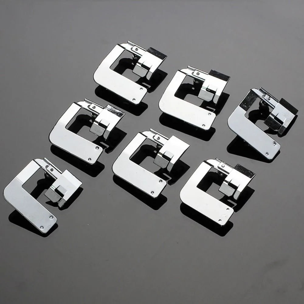6-25mm Rolled Hem Presser Foot Snap-On Multifunctional Hemming Presser Foot Adjustable Width Universal Narrow Hemmer Foot Vue