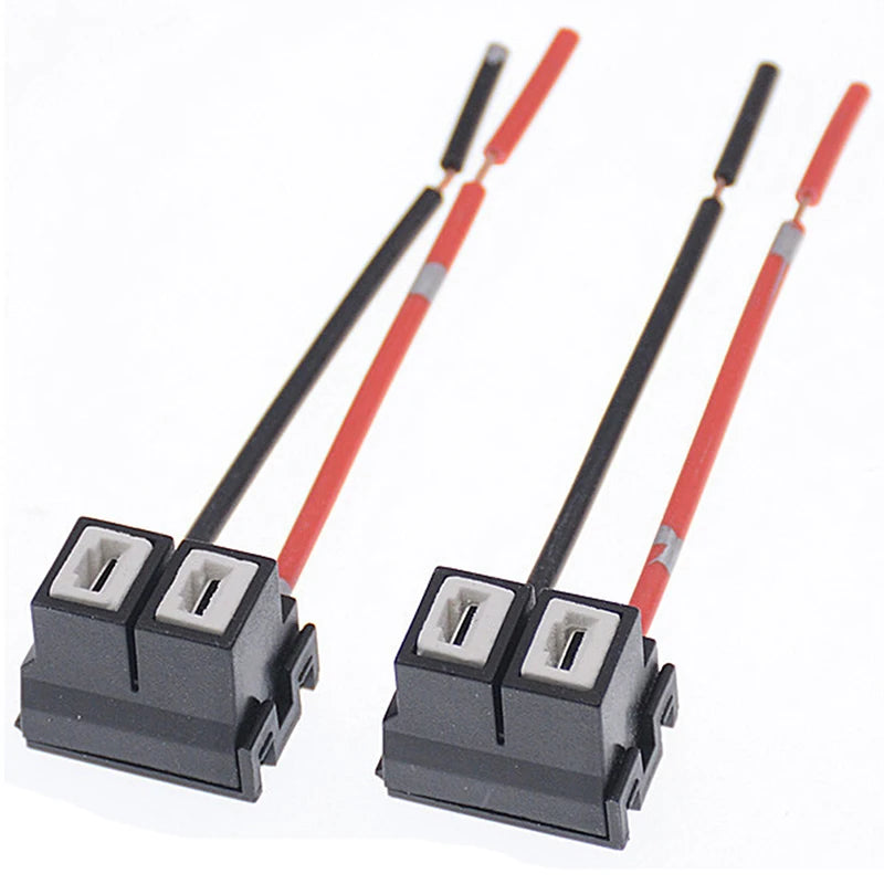 High Quality H7 Connector Auto Car Bulb Sockets Connectors Car Halogen Bulb Socket Power Adapter Plug Connector Wiring Harness Vue