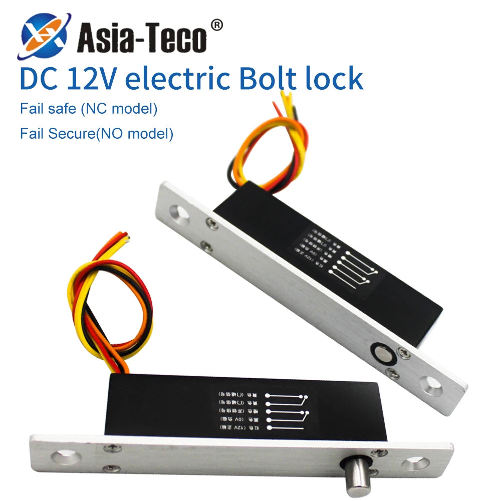 Upgrade Your Security System Electric Bolt Door Lock DC 12V Fail Safe Lock Locker with Timer Delay Door Contact Feedback Signal Vue