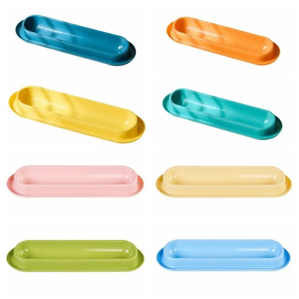 Pet Supplies Extra Long Pet Feeding Bowl Tilted Neck Protection Anti Slip Pet Bowl Large Capacity Cat Water Feeder Indoor Use Vue