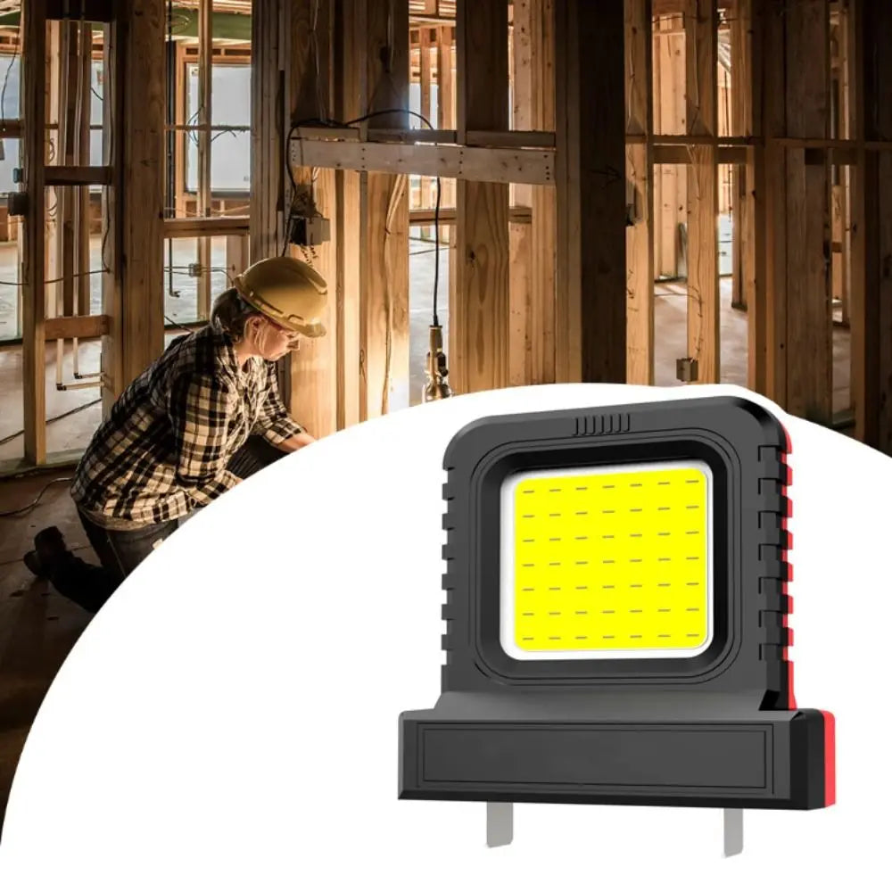 Long Lasting 21V Work Light Adjustable Interface Wide Beam Battery Powered Light Floodlight Cordless LED Work Light Vue