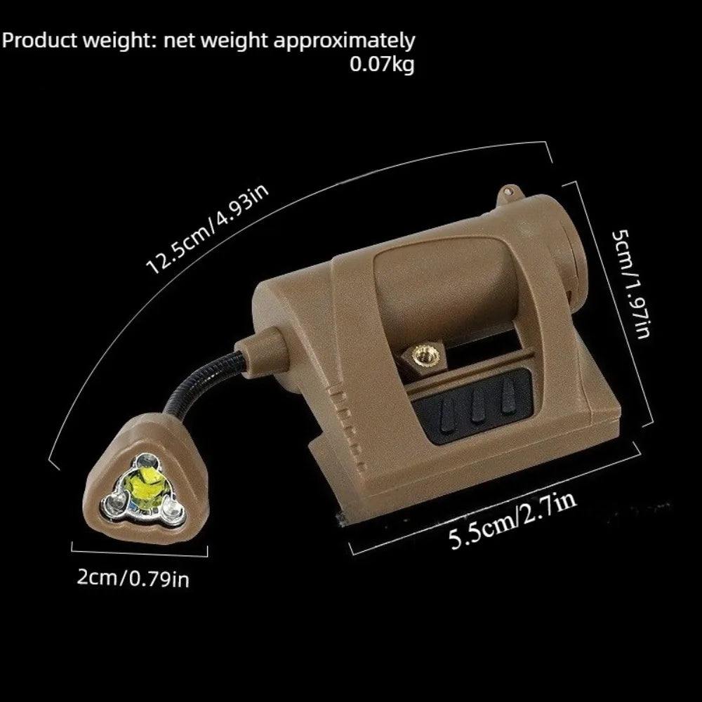 MPLS CHARGE Outdoor Tactical Helmet Signal Light Four-color Serpentine Light CS Infrared Identification Light IR Identification Vue