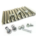 Semi-Hollow Rivet Hand Punch Flanging Die Tool Set 2–5mm Rivet Punch Tool Vue 5mm